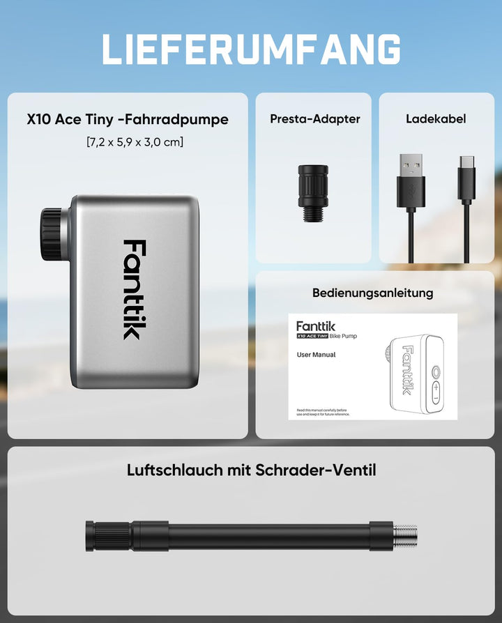 Mini Elektro-Fahrradpumpe mit LCD-Display 700c-Reifen in 22 Sek - Bild 9