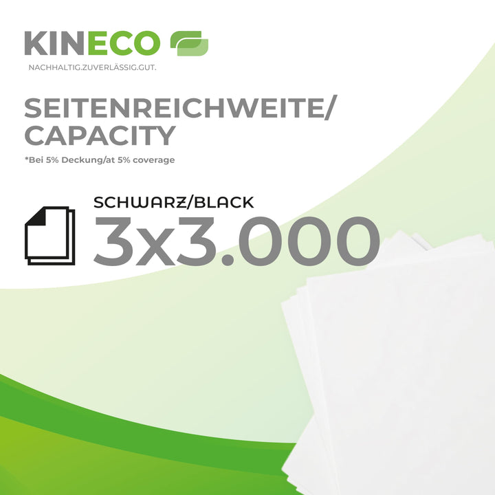 Toner Schwarz kompatibel mit Kyocera TK-1150 3er Pack 3x3000 Seiten - Bild 3