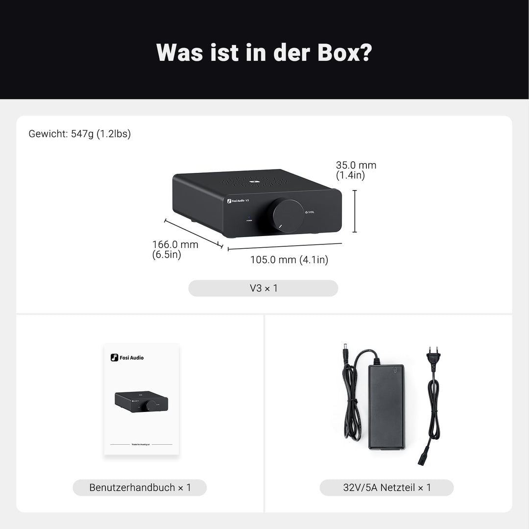Stereo-Vollverstärker Class D TPA3255 300W x2 für Passivlautsprecher - Bild 7