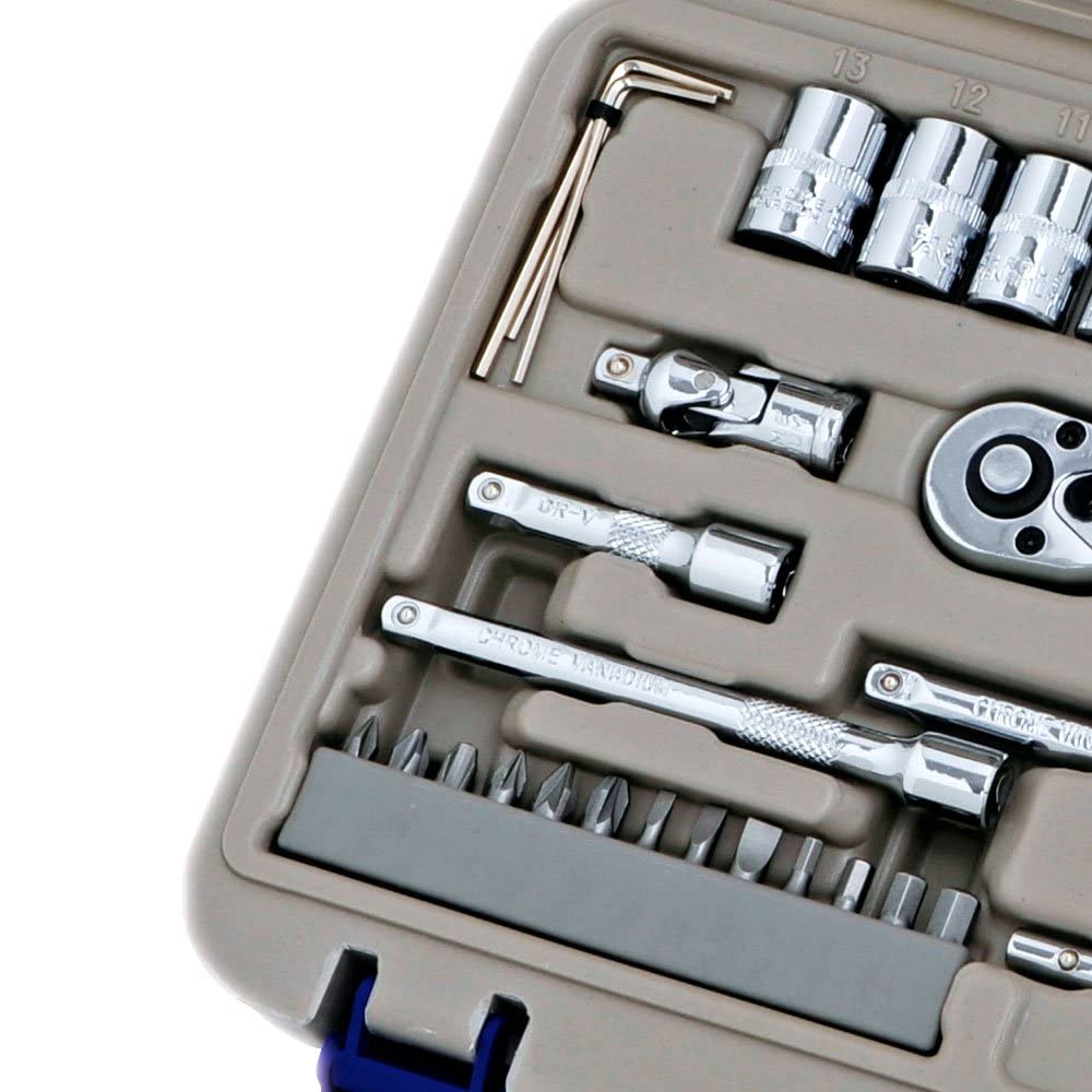 Steckschlüssel-Set 1/4" 35-teilig Chrom-Vanadium DIN-Norm - Bild 2