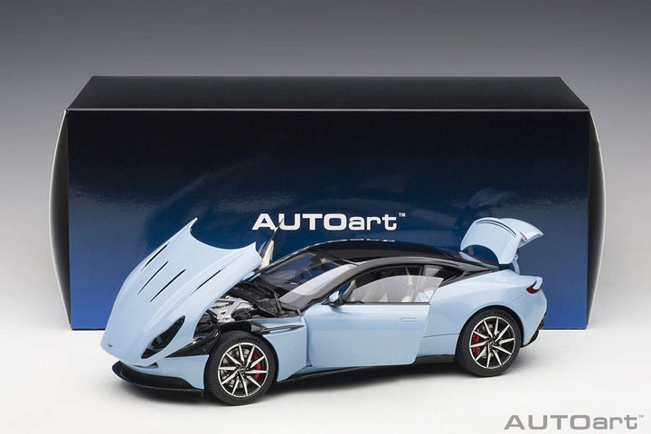 Modellauto Aston Martin DB11 2016 1:18 Hellblau Verbundstoff - Bild 6
