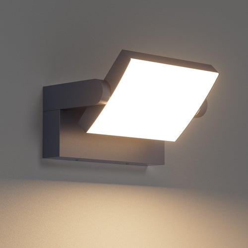Aussenlampe LED 24W schwenkbar 350° IP65 Anthrazit Warmweiss