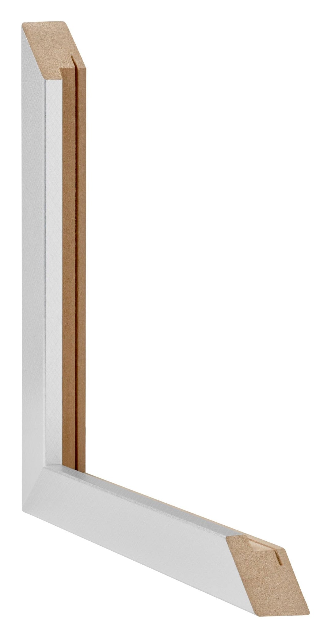 Bilderrahmen 70x70 cm MDF Silberglanz entspiegeltes Kunststoffglas - Bild 4