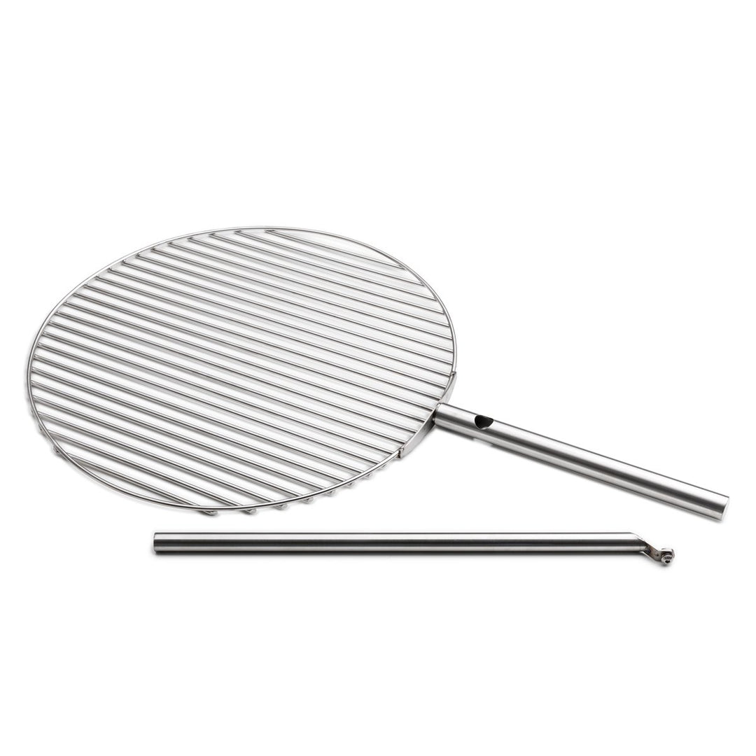 Grillrost rund Ø 55 cm Edelstahl höhenverstellbar schwenkbar für Feuerschale