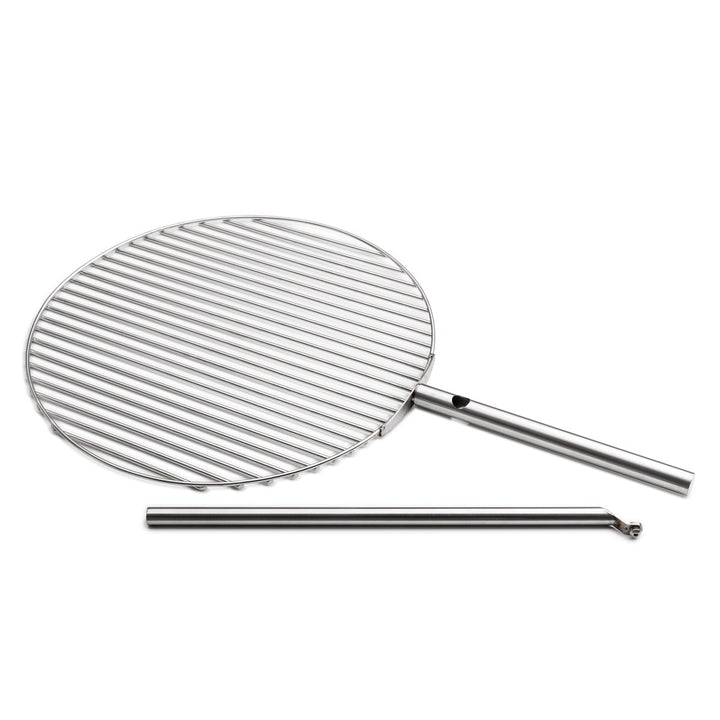 Grillrost rund Ø 55 cm Edelstahl höhenverstellbar schwenkbar für Feuerschale