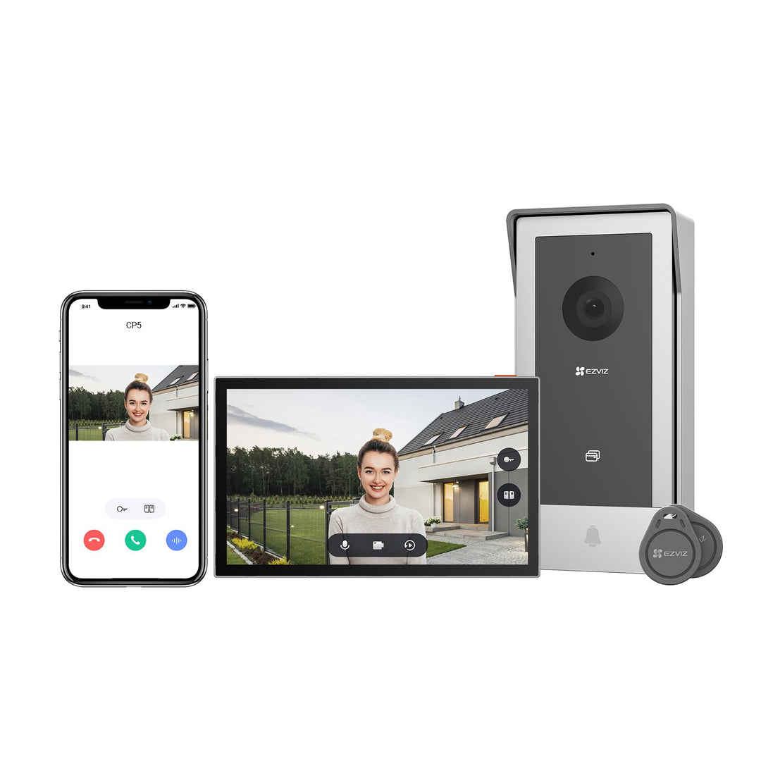 Video-Türsprechanlage WiFi mit 7" Touchscreen und Fernentriegelung