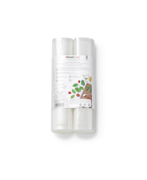 Vakuumierfolienrollen 30x600 cm BPA-frei 2er-Set Lebensmittel