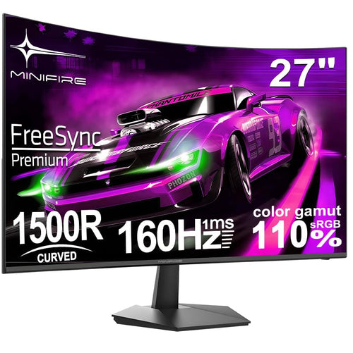 Curved Gaming Monitor 27 Zoll VA 160Hz FHD 1ms für PC