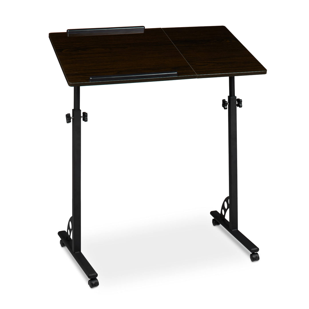 Laptoptisch höhenverstellbar mit Rollen MDF 75-110 cm für Homeoffice - Bild 3