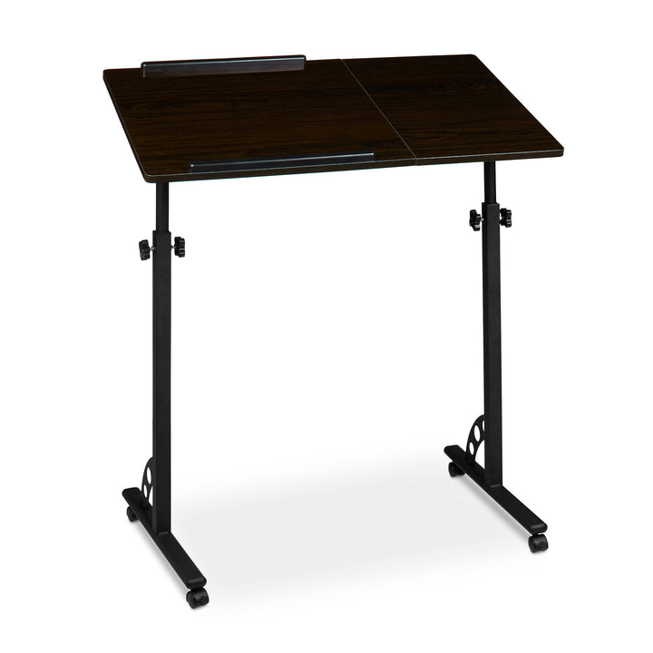 Laptoptisch höhenverstellbar mit Rollen MDF 75-110 cm für Homeoffice - Bild 3