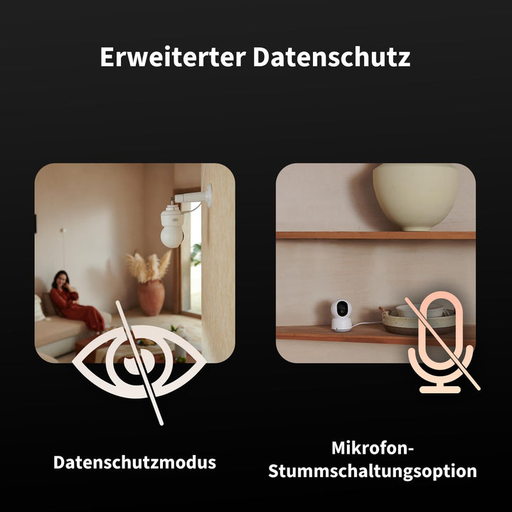 Überwachungskamera Indoor 2K 360° mit HomeKit &amp; Wi-Fi 6 - Bild 6