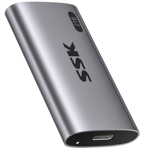 Externe SSD 2TB USB-C Aluminium bis 550 MB/s Portable