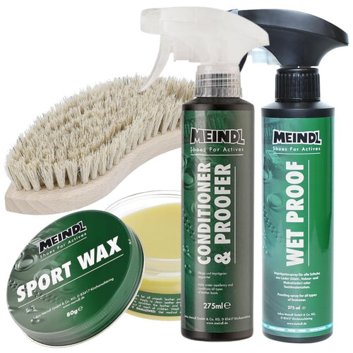 Schuhpflege-Set Leder 4-teilig Sportwax Conditioner Wetproof Bürste