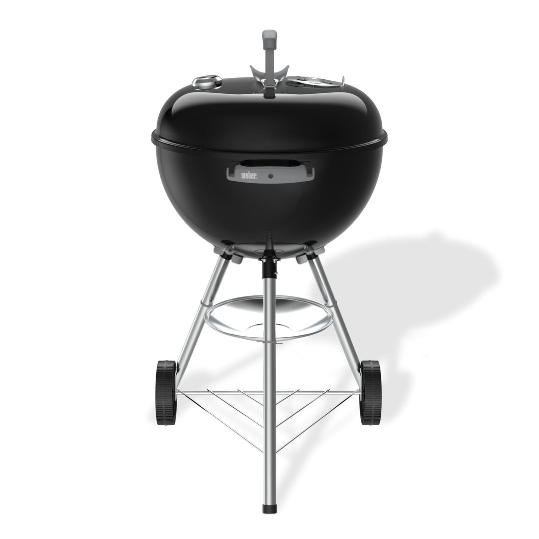 Holzkohlegrill Kugelgrill 47 cm mit Stand, Rädern &amp; Thermometer - Bild 2