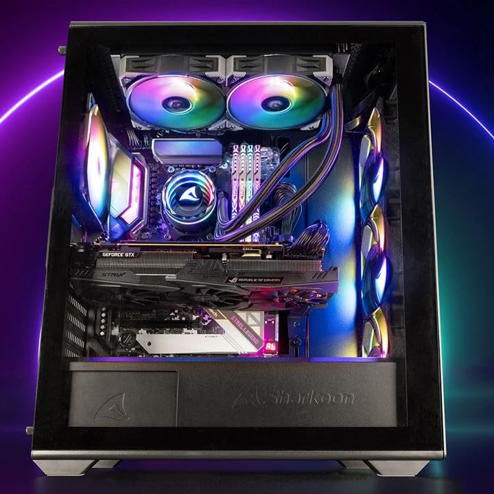 ATX PC-Gehäuse mit 4x RGB-Lüfter, Radiatoren bis 360mm - Bild 5