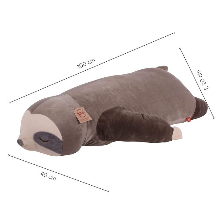 Faultier Kuscheltier Kissen 100 cm Grau als Schwangerschaftskissen - Bild 8