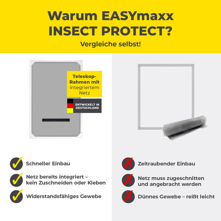 Insektenschutz Dachfenster Teleskop-Rahmen Aluminium 63x93–100x160 cm - Bild 10