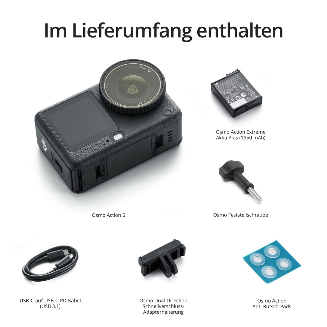 Action-Cam 4K/8K mit variabler Blende, 50 GB Speicher, wasserdicht bis 20 m - Bild 10