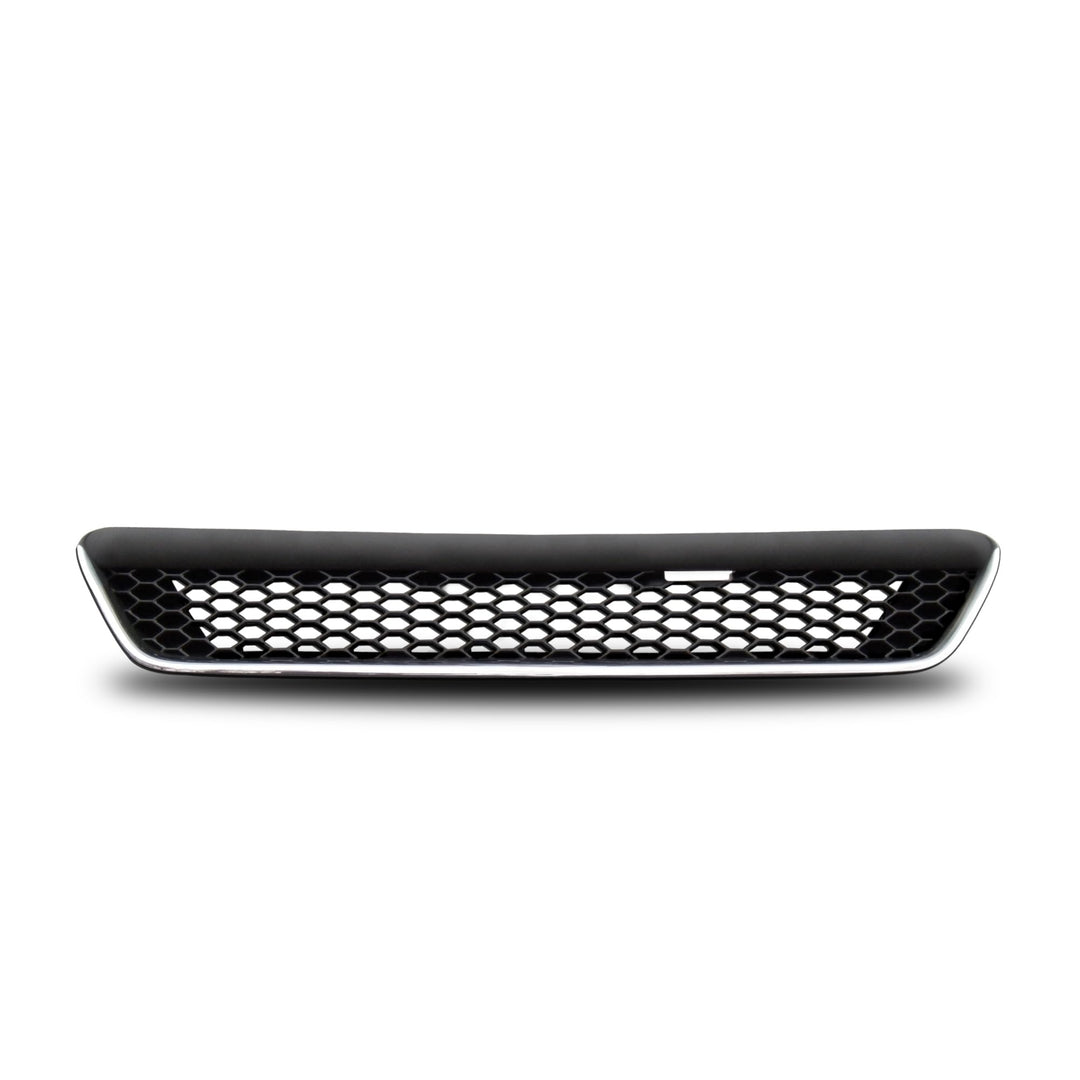 Kühlergrill Opel Astra G Wabengitter schwarz mit Chromrahmen ohne Emblem