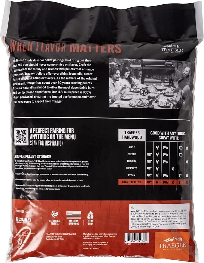 Holzpellets Hickory-Ahorn-Kirsch Signature Blend für Pelletgrill 9 kg - Bild 3