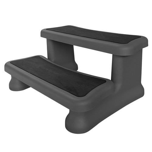 Pooltreppe 2-stufig rutschfest für Hot Tub 40x72x52 cm
