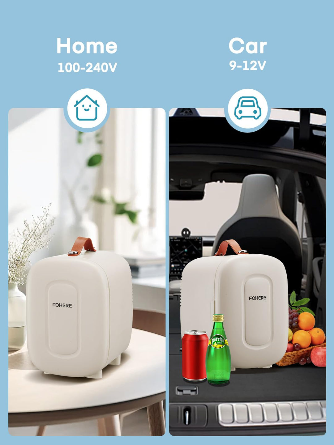Mini Kühlschrank 5 Liter Kühlen &amp; Wärmen 220V/12V für Büro und Auto - Bild 9