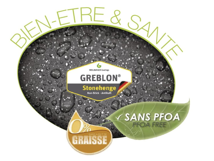 Crêpespfanne 28 cm Aluguss Induktion abnehmbarer Griff Antihaft - Bild 6