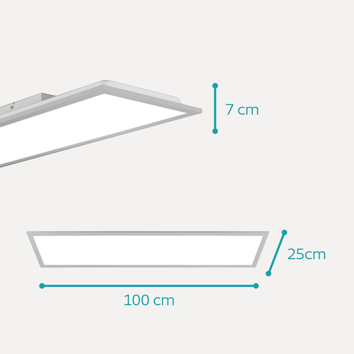 LED Deckenleuchte 100cm dimmbar mit Fernbedienung 3200 Lumen - Bild 6
