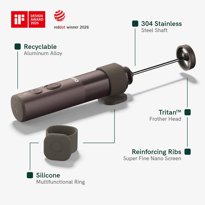 Milchaufschäumer elektrisch USB-C wiederaufladbar mit Etui - Bild 2