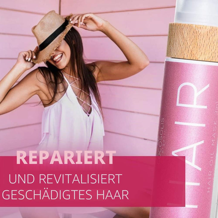 Haaröl Maske 3in1 mit 7 biozertifizierten Ölen für Glanz - Bild 7