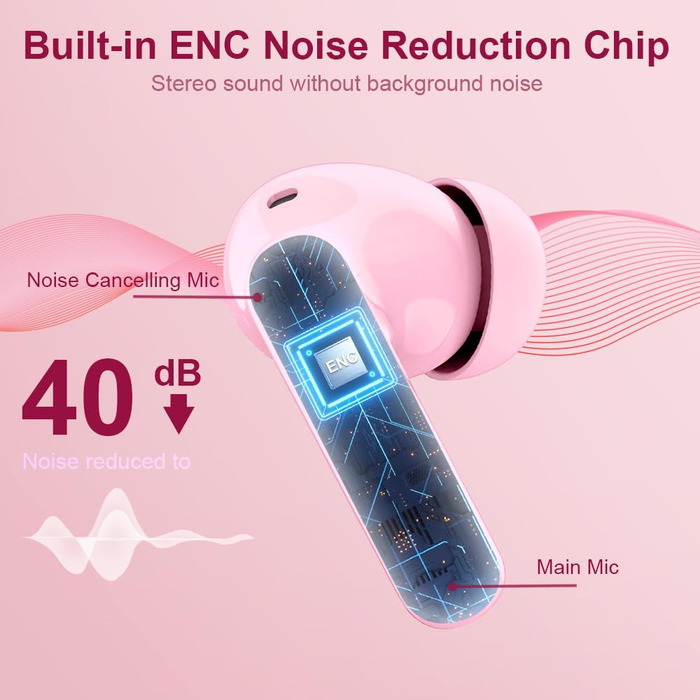 In-Ear Bluetooth Kopfhörer 5.4 mit Ladecase 38h Akku Sportgebrauch - Bild 4