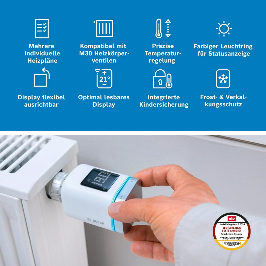 Heizkörperthermostat Smart Matter Zigbee anthrazit mit App-Steuerung - Bild 5