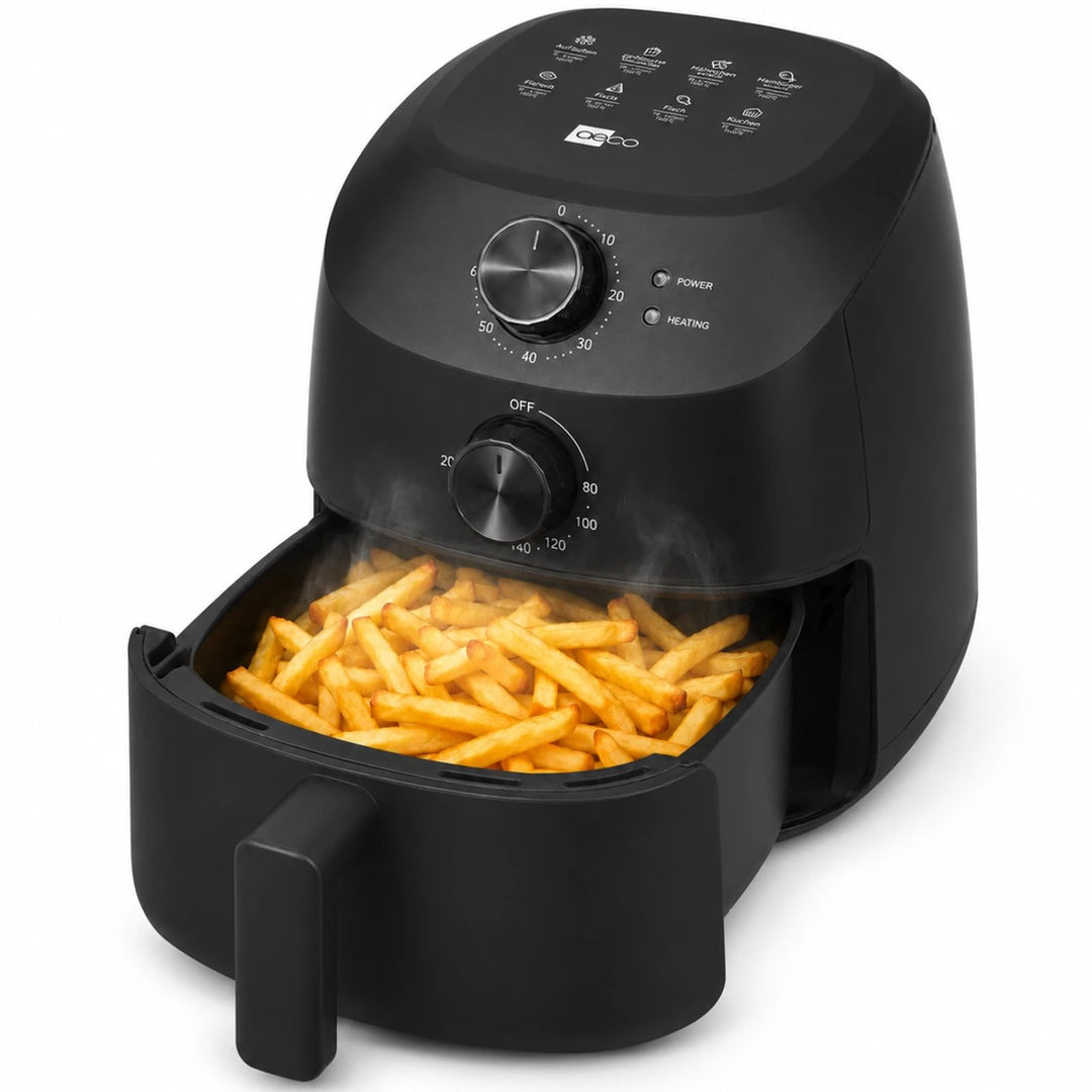 Mini Airfryer 2L 5-in-1 BPA-frei 1150W mit Auto-Off Funktion
