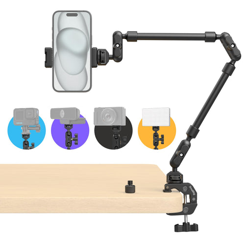 Kamera Magic Arm 56 cm mit Tischklemme, 600 g Tragkraft