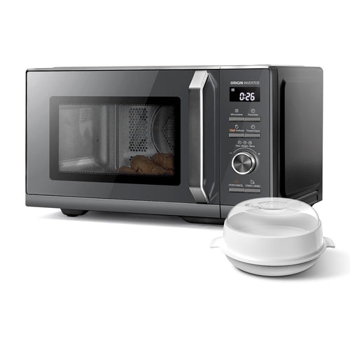 Mikrowelle 6-in-1 mit Grill, Heissluft & Dampfgarer 26L 900W