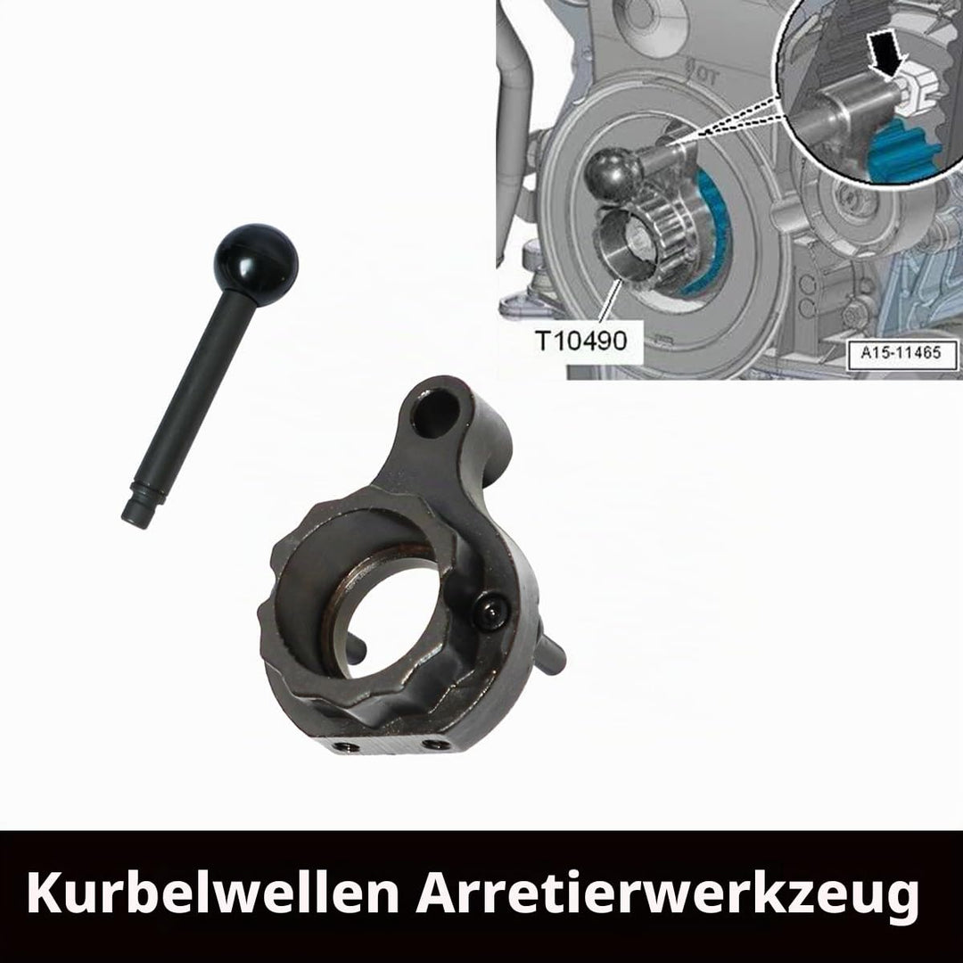Zahnriemen Werkzeug-Set EA288 TDI 1.4 1.6 2.0 für VW Audi Seat Skoda - Bild 4