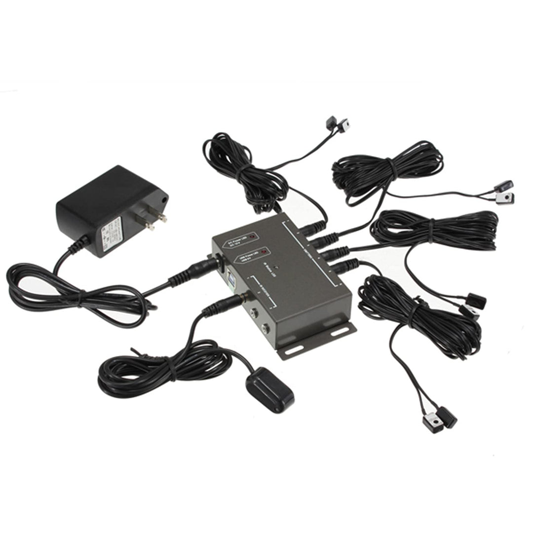 IR-Repeater-System 1 Empfänger 6 Sender für versteckte AV-Geräte - Bild 2
