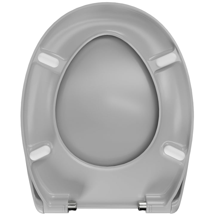 WC-Sitz Oval SoftClose Absenkautomatik Manhattan Grau TakeOff - Bild 8