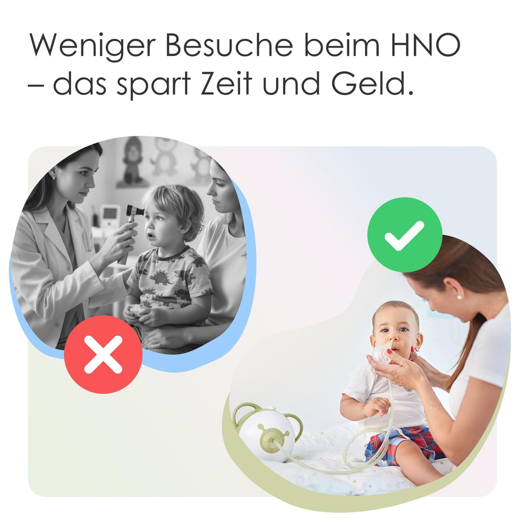 Elektrischer Nasensauger für Babys mit stufenlosem Saugkraft-Drehknopf - Bild 6