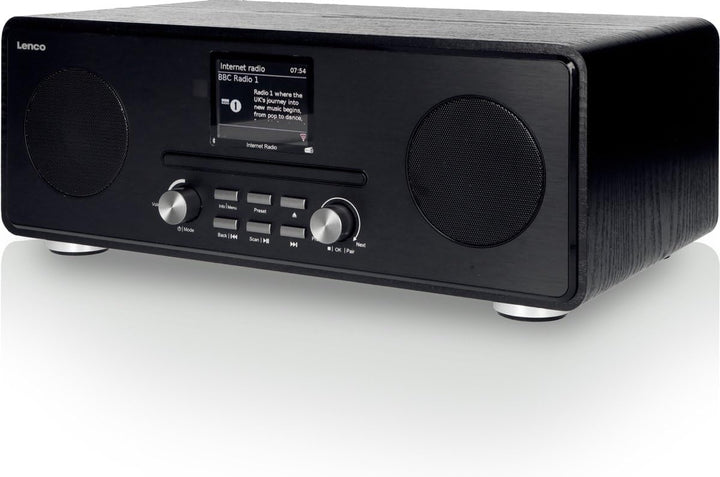 Internetradio DAB+ mit CD-Player, Bluetooth &amp; WLAN, 2x10W, Holzgehäuse - Bild 5