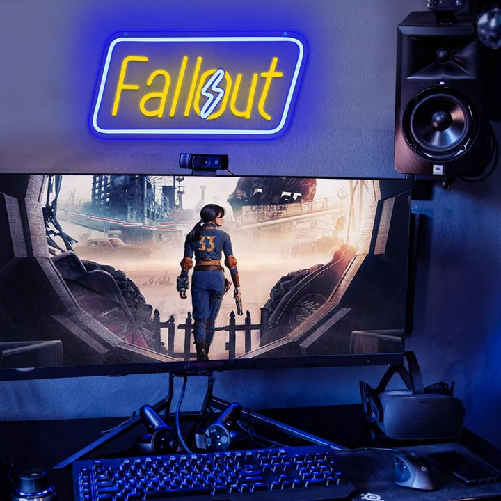 Gaming Neon Schild LED Wanddekoration Spielzimmer 35x17 cm - Bild 2