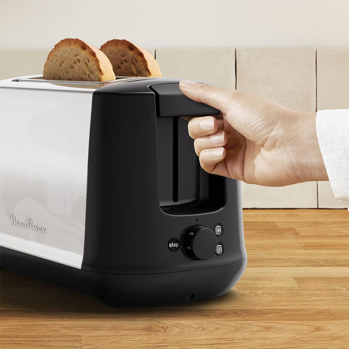 Toaster 2 Schlitze Edelstahl 850W mit 7 Bräunungsstufen - Bild 4