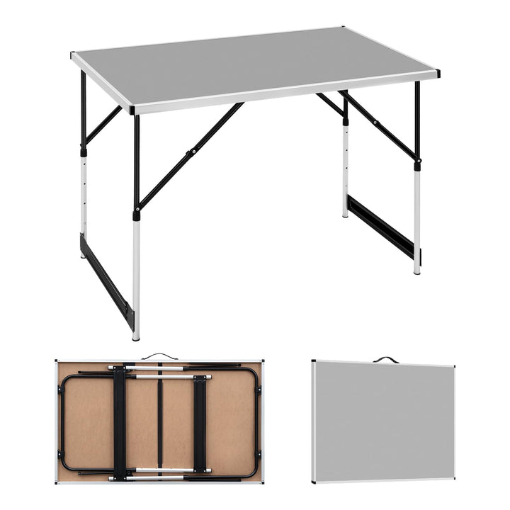Campingtisch klappbar 100x60cm 4-fach höhenverstellbar Aluminium