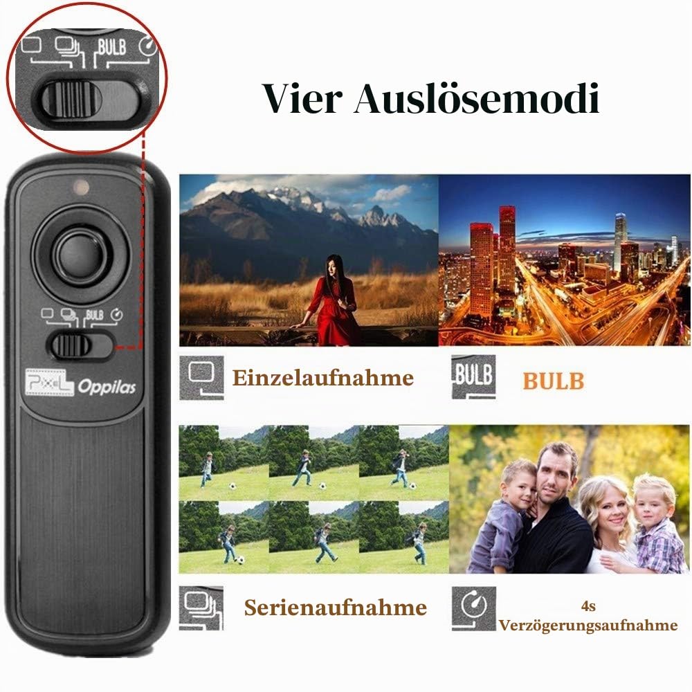 Funk-Fernauslöser Canon N3 2,4GHz 16 Kanäle 100m Reichweite - Bild 2