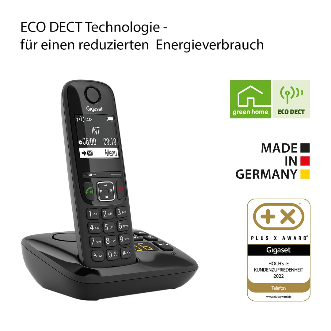 DECT-Telefon Set mit Anrufbeantworter 3 Mobilteile Schnurlostelefon - Bild 5
