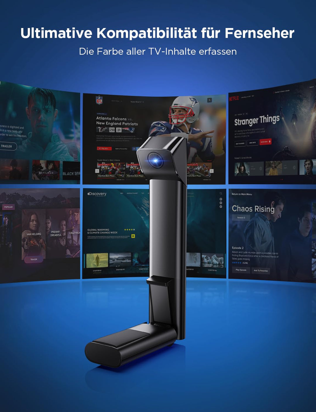 TV Hintergrundbeleuchtung RGBICW 75-85 Zoll mit Fish-Eye-Korrektur - Bild 6