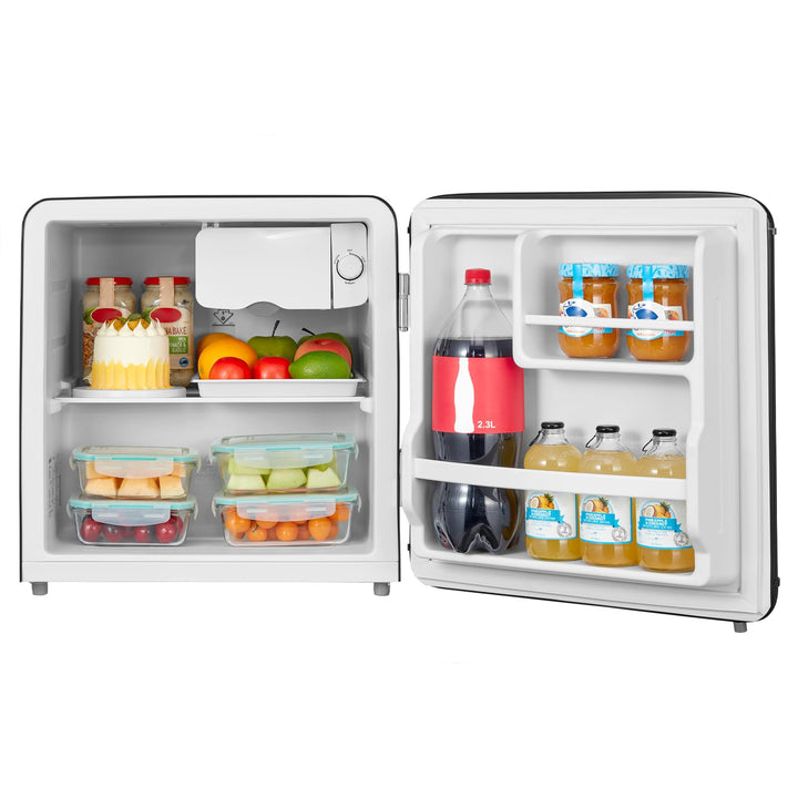 Mini-Kühlschrank Retro 47 Liter schwarz für Büro und Schlafzimmer - Bild 3