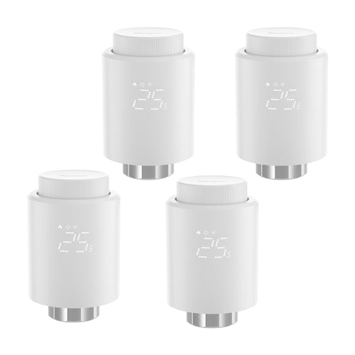 Heizkörperthermostat Zigbee Smart M30x1.5 mit App-Steuerung 4er-Set
