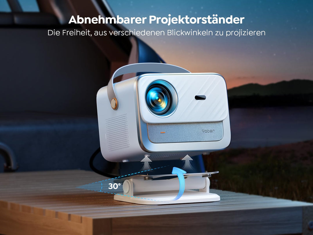 Beamer Full HD 1080P mit Autofokus, WiFi6, Dolby 20W, Netflix - Bild 5