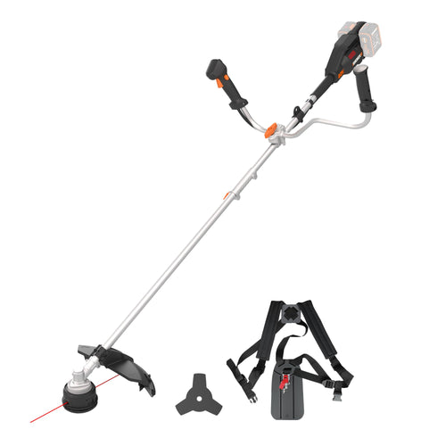 Akku-Rasentrimmer 40V bürstenloser Motor Wechselkopf 38cm